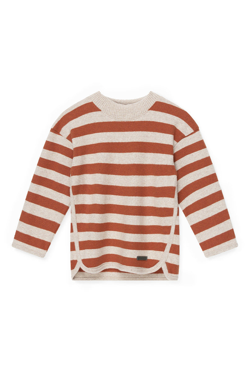 Striped Knit Baby Sweater