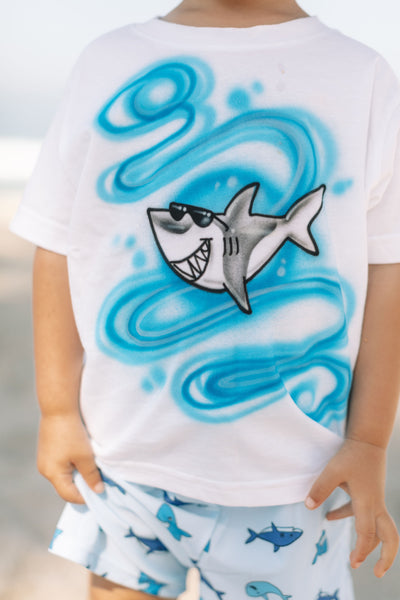 baby shark airbrush shirt