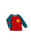 Teal Star Long Sleeve Tee
