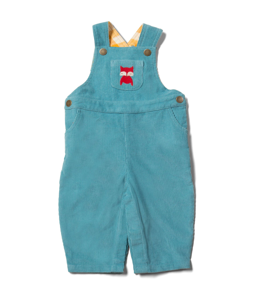 Embroidered Fox Classic Dungarees