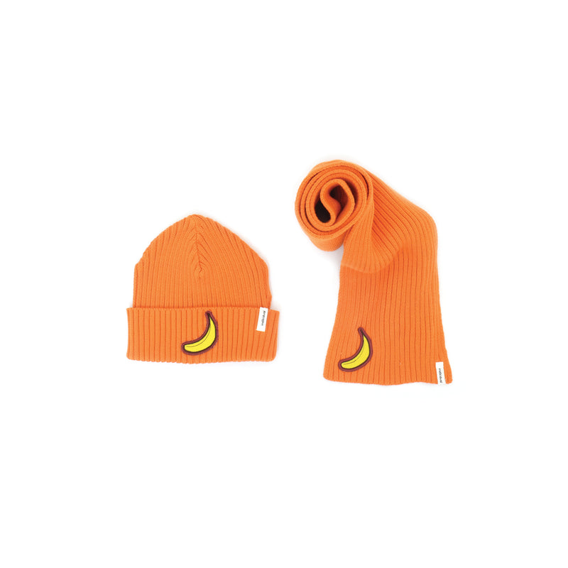 Banana Patch Beanie and Scarf Set