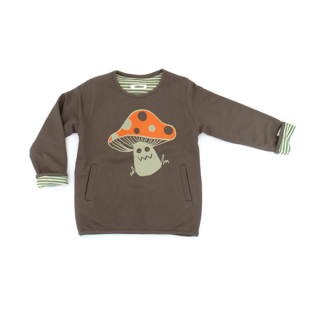 Reversible Mushroom Sweatshirt