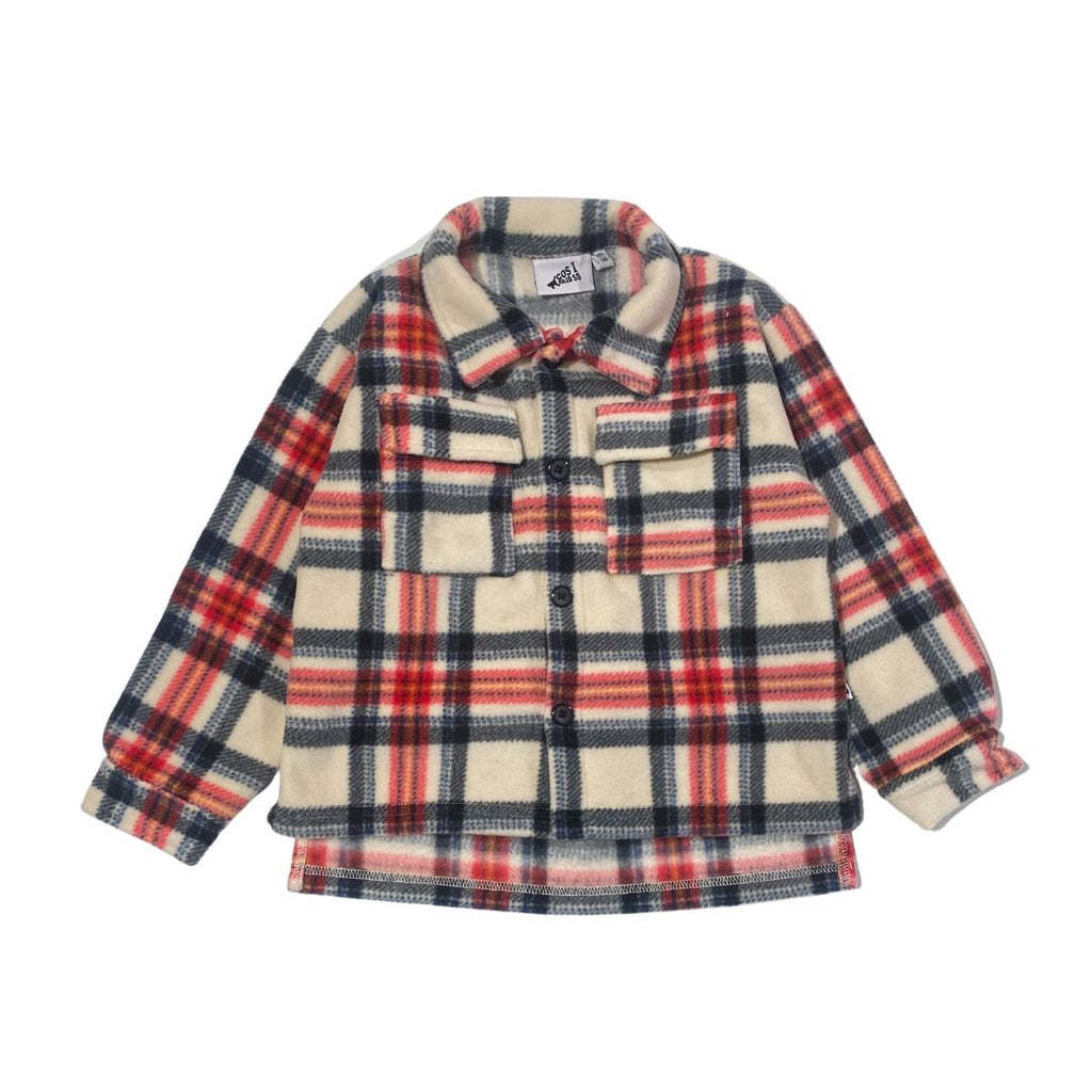 Plaid Fleece Worker Shirt