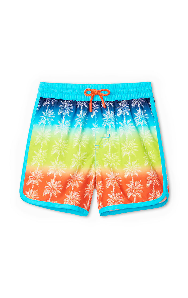 Gradient Palms Swim Shorts